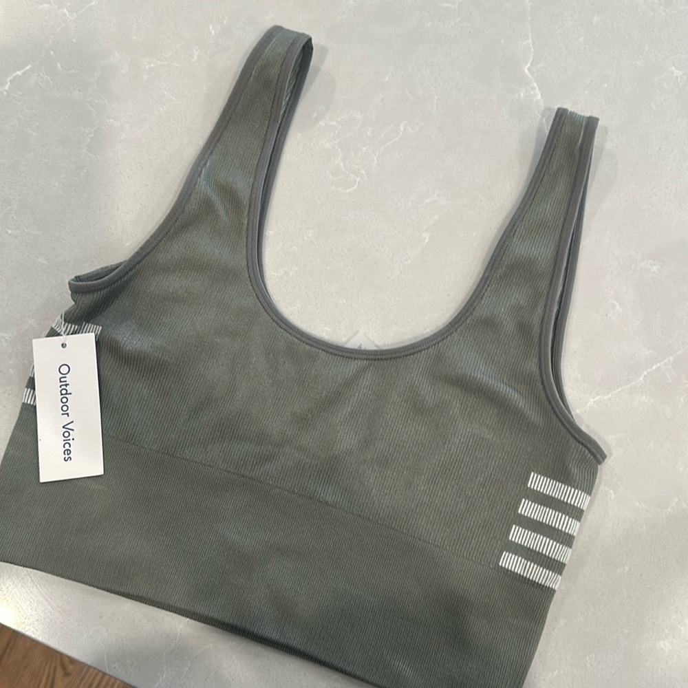 Outdoor Voices Seamless Smooth Longline Bra
